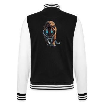 Tiger - College-Sweatjacke - Schwarz/Weiß - Hinten - Marisol (170cm)