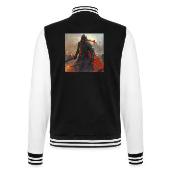 Legionär - College-Sweatjacke - Schwarz/Weiß - Hinten - Marisol (170cm)