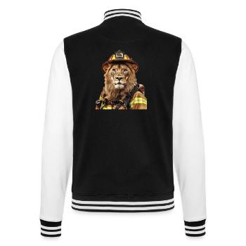 Löwe - College-Sweatjacke - Schwarz/Weiß - Hinten - Marisol (170cm)