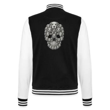 Beagle - College-Sweatjacke - Schwarz/Weiß - Hinten - Marisol (170cm)