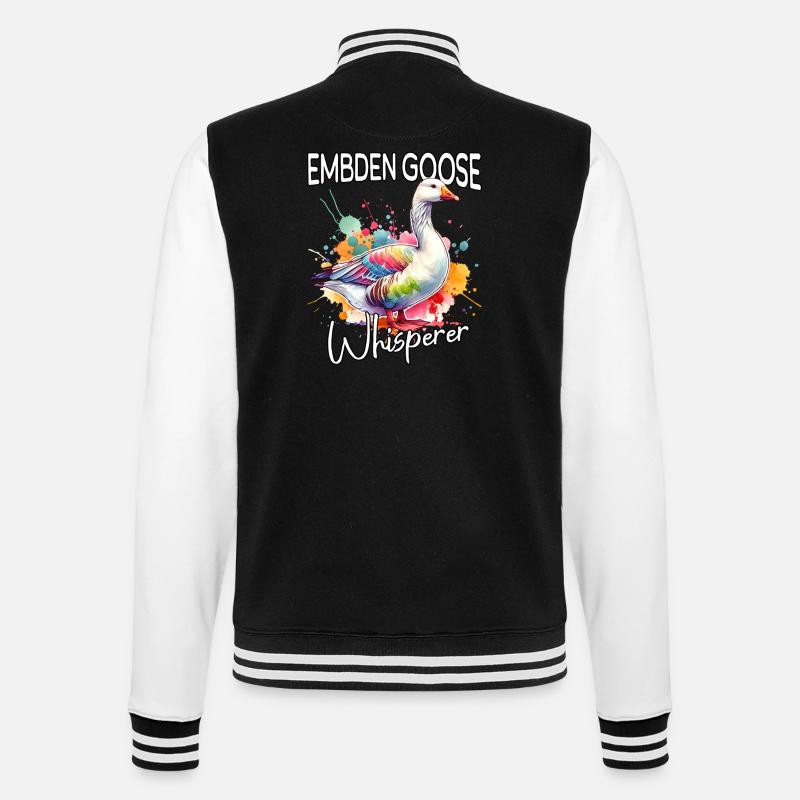 Le chuchoteur d’Emdengan - Veste Teddy - noir/blanc