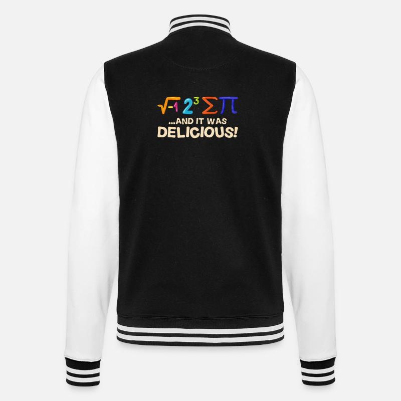 Math - College Sweat Jacket - black/white