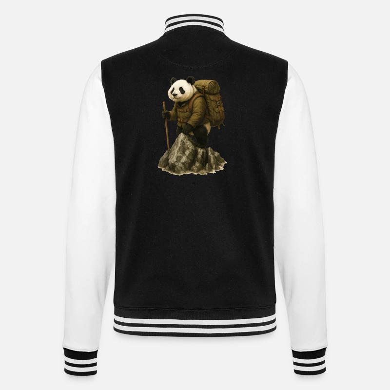 Randonnée Panda - Veste Teddy - noir/blanc