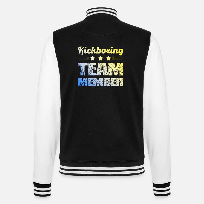 Équipe de kickboxing - Veste Teddy - noir/blanc