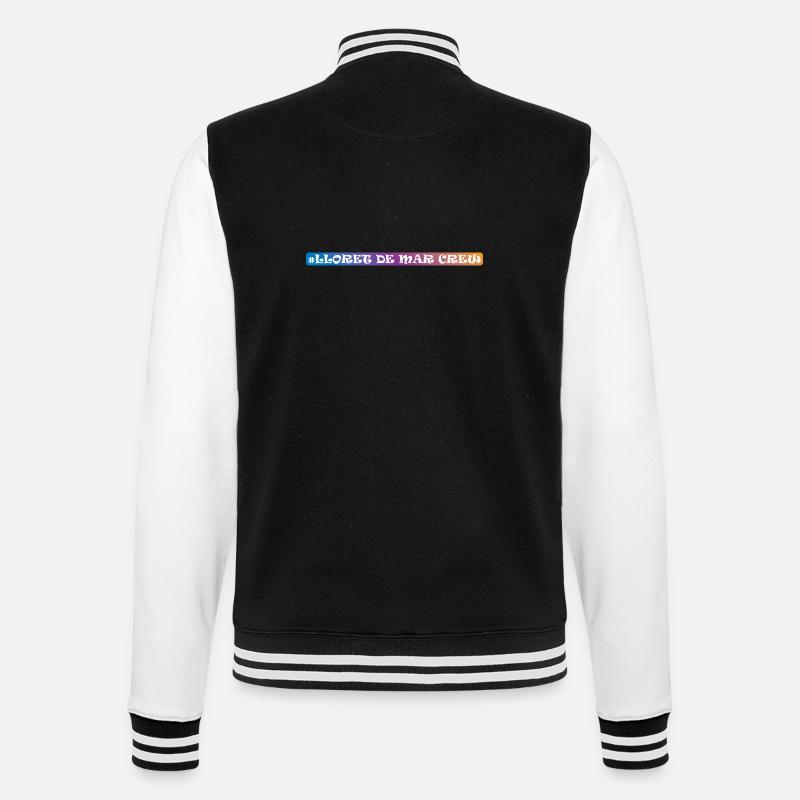 Lloret De Mar Crew - College-Sweatjacke - Schwarz/Weiß