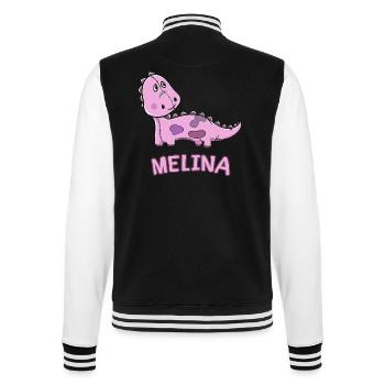 enfant drôle de dinosaure d'anniversaire cadeau Melina - Veste Teddy - noir/blanc - Dos - Marisol (170cm)