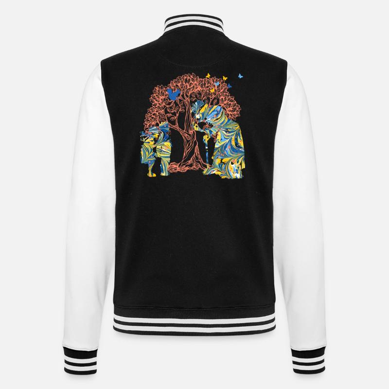 hansel et gretel e274 - Veste Teddy - noir/blanc