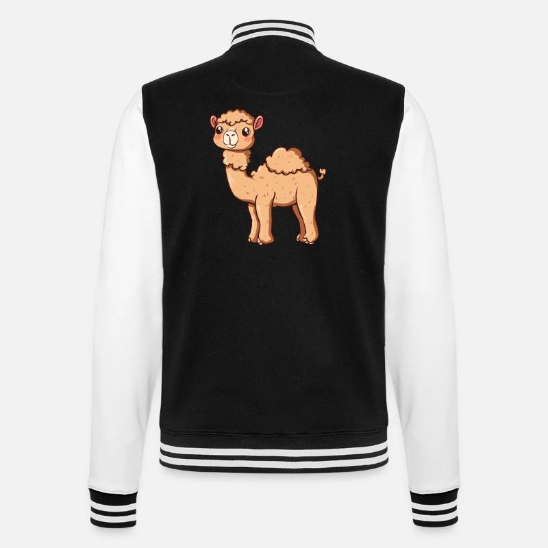 L’alpaga mignon vous sourit - Veste Teddy - noir/blanc