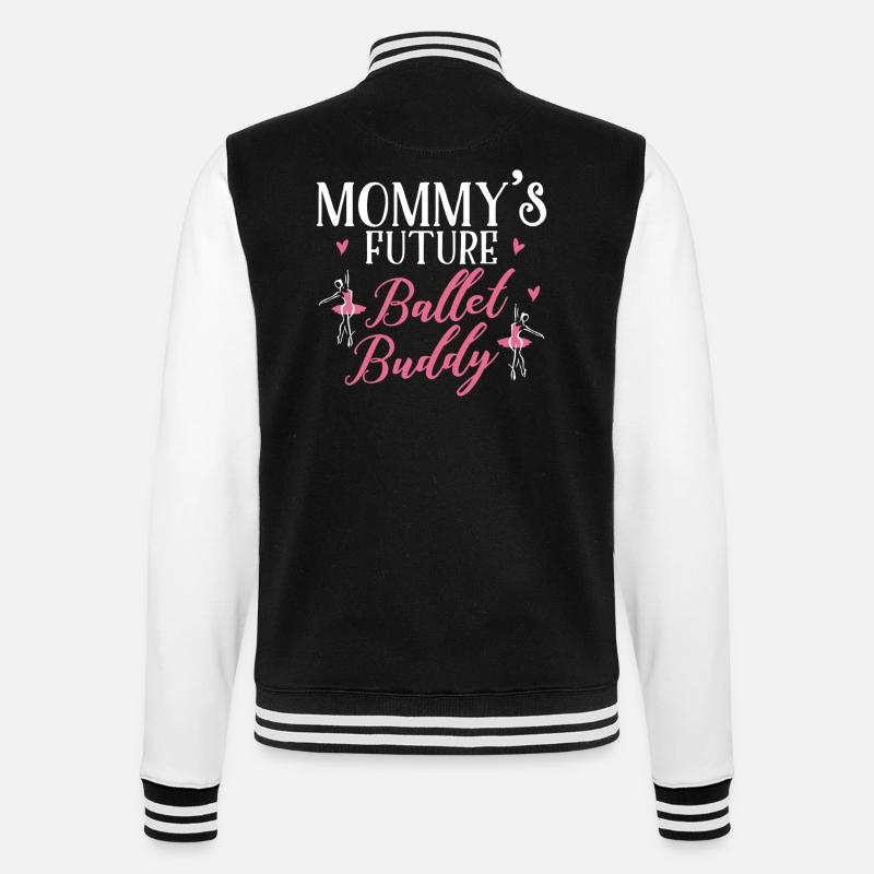 Ballet Mom Future - College Sweat Jacket - black/white