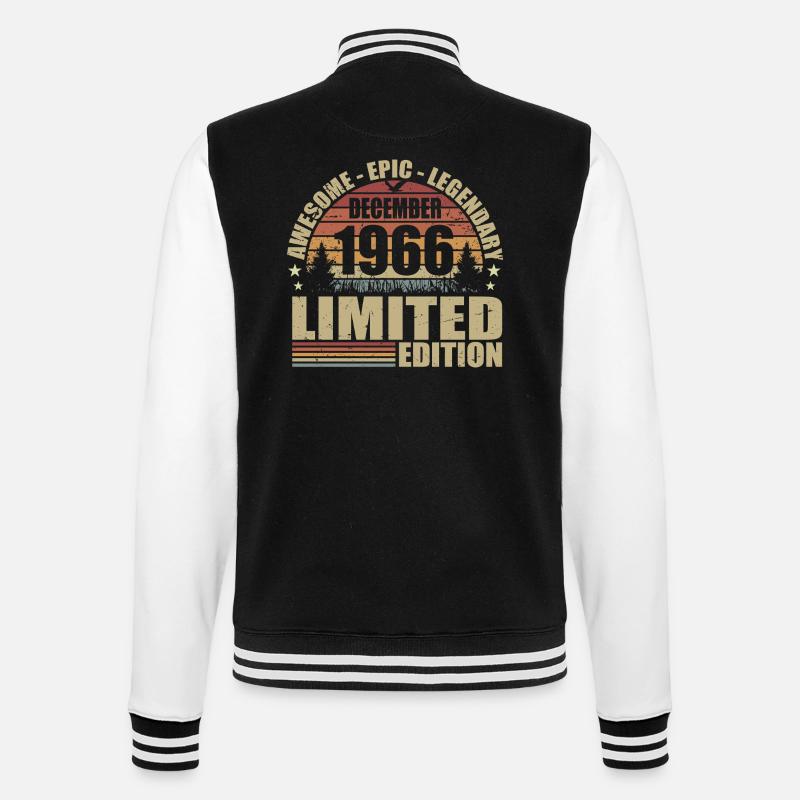 Décembre 1966 - Édition Limitée Décembre 1966 - Veste Teddy - noir/blanc