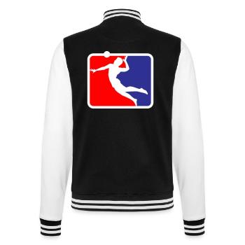Volleyball Beach volleyball | Colors can be changed - College Sweat Jacket - black/white - Back - Marisol (170cm)