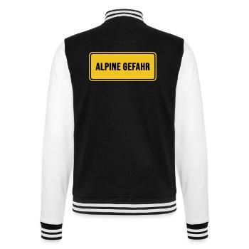 Randonnée en montagne Danger alpin crête promenade bivouac - Veste Teddy - noir/blanc - Dos - Marisol (170cm)