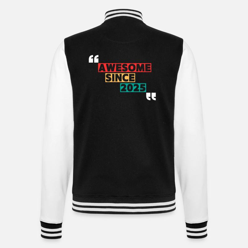 Fantastisch Awesome - College-Sweatjacke - Schwarz/Weiß
