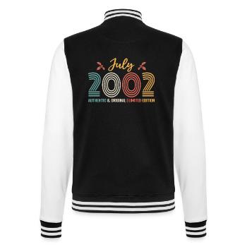 July 2002 birthday July 2002 July - College Sweat Jacket - black/white - Back - Marisol (170cm)
