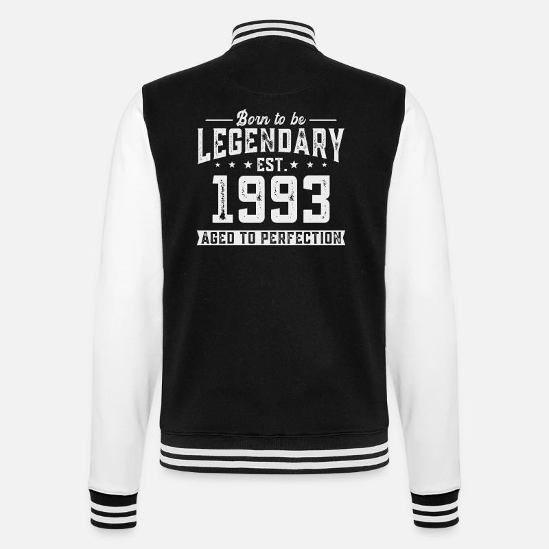 Legendary since 1993 - College Sweat Jacket - black/white