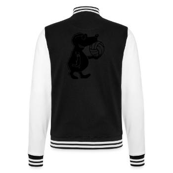 truemmertruppe1 - College-Sweatjacke - Schwarz/Weiß - Hinten - Marisol (170cm)