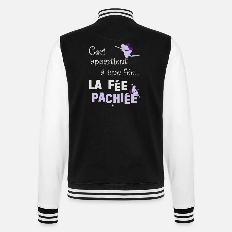 Fée paschiée - Veste Teddy - noir/blanc