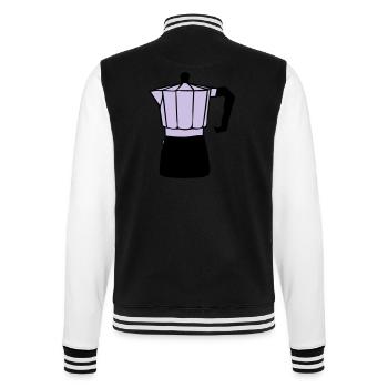 Moka - College Sweat Jacket - black/white - Back - Marisol (170cm)
