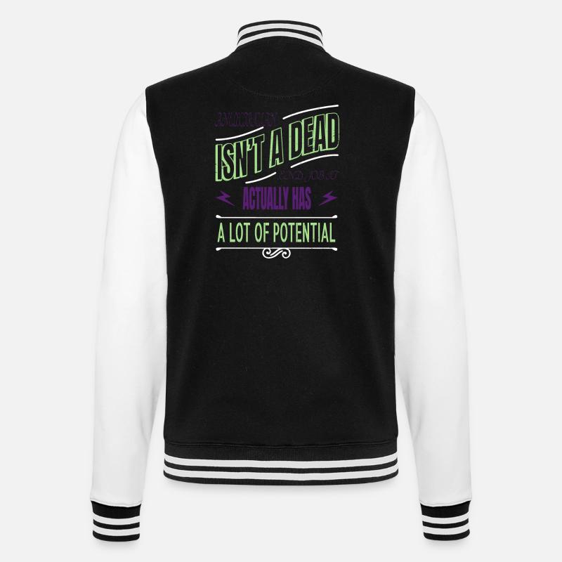 electrical electrician computer quote - College-Sweatjacke - Schwarz/Weiß