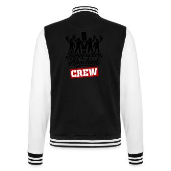 Junggesellen Abschied Crew Jga Lustig - College-Sweatjacke - Schwarz/Weiß - Hinten - Marisol (170cm)
