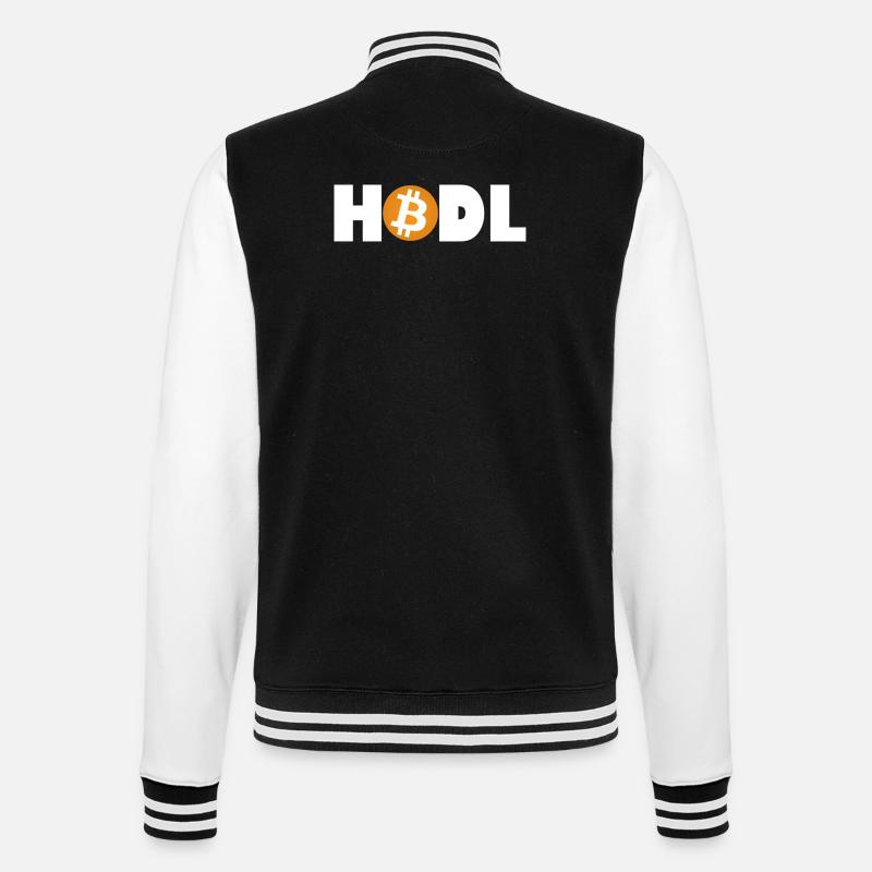 Mode Bitcoin HODL : Activé - Veste Teddy - noir/blanc