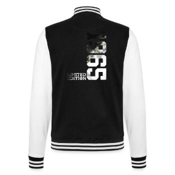 61ST BIRTHDAY LIMITED EDITION 1965 - College Sweat Jacket - black/white - Back - Marisol (170cm)