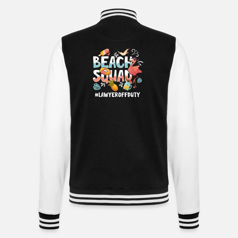 Avocat Vacation Beach Group - Veste Teddy - noir/blanc