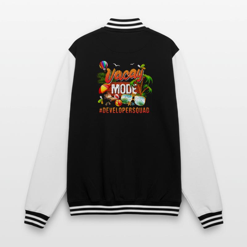 Developer Vacation Group #Developersquad College Sweat Jacket
