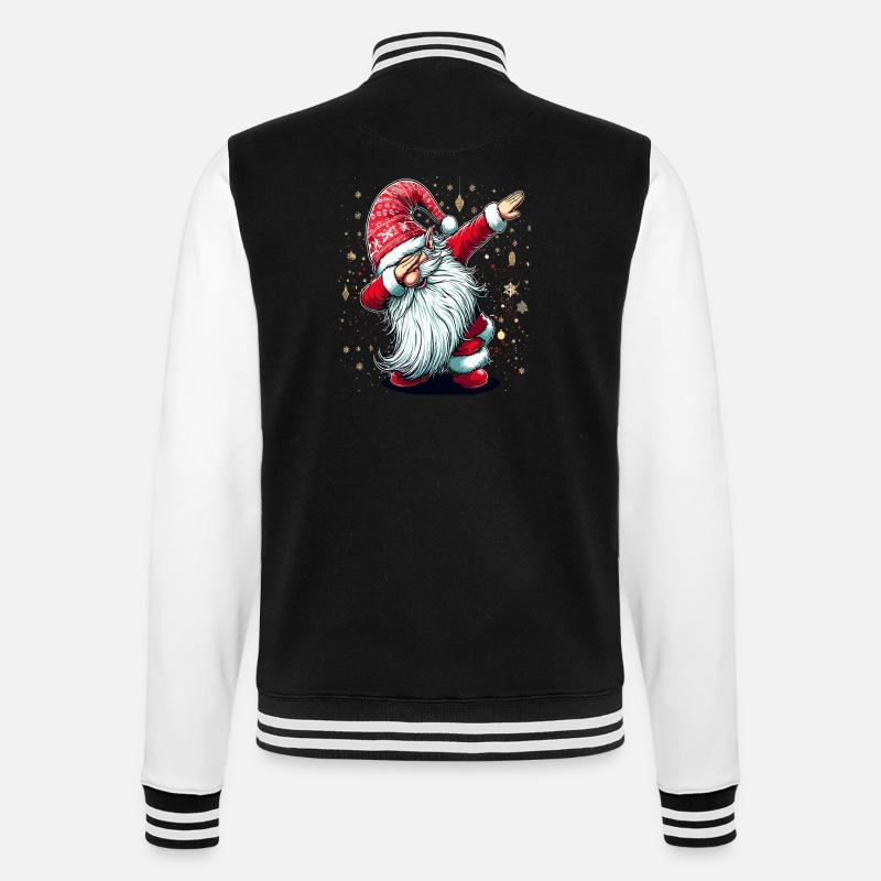 Dabbing Père Noël Dab Père Noël - Veste Teddy - noir/blanc