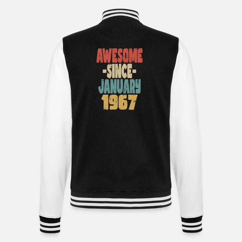 Génial janvier 1959 - Veste Teddy - noir/blanc