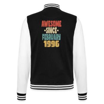 Génial Février 1996 - Veste Teddy - noir/blanc - Dos - Marisol (170cm)