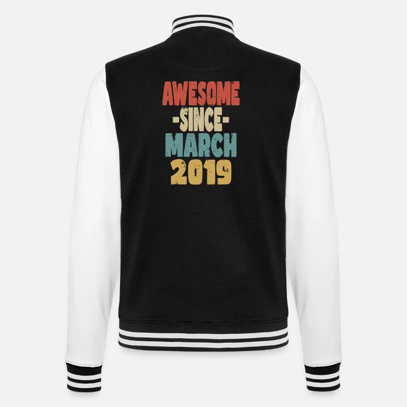 Génial mars 2019 - Veste Teddy - noir/blanc