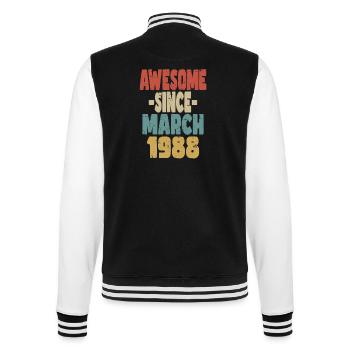 Génial mars 1988 - Veste Teddy - noir/blanc - Dos - Marisol (170cm)