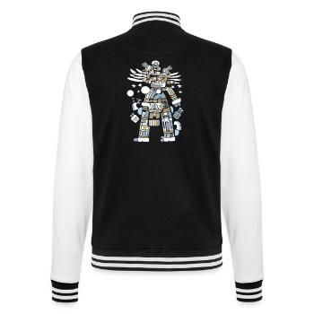Maya Gott Mayanische Mythologie Itzamna - College-Sweatjacke - Schwarz/Weiß - Hinten - Marisol (170cm)