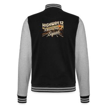 Highway 12 Road Trip Squad Sunset - Veste Teddy - noir/gris chiné - Dos - Marisol (170cm)