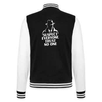 Tenue de dîner Murder Mystery : Suspecter tout le monde, - Veste Teddy - noir/blanc - Dos - Marisol (170cm)