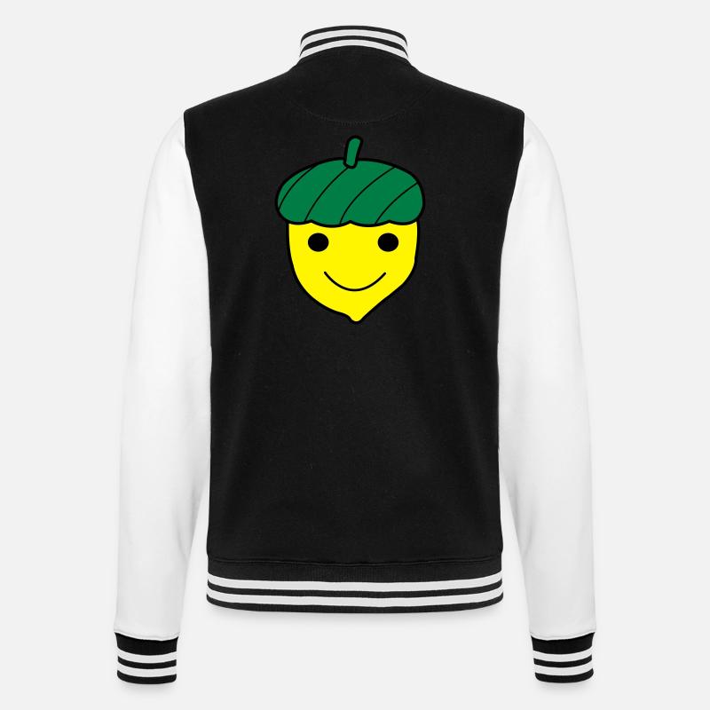 Blije Eikel - College-Sweatjacke - Schwarz/Weiß