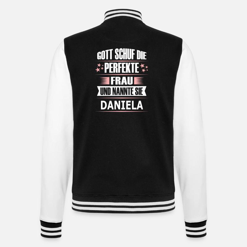 DANIELA - College-Sweatjacke - Schwarz/Weiß
