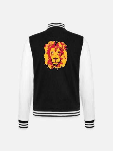 lion - Veste Teddy - noir/blanc
