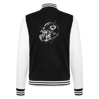 Casque de football américain Grunge Splash USA Sports - Veste Teddy - noir/blanc - Dos - Marisol (170cm)