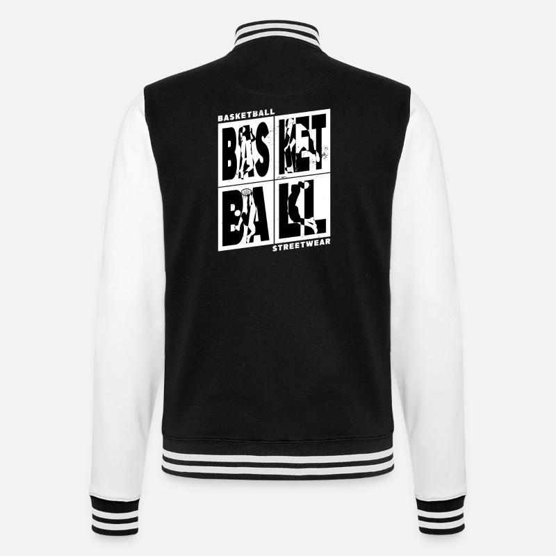 Basketteur Basketteur Noir Blanc - Veste Teddy - noir/blanc