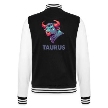 Taureau Dessin animé - Veste Teddy - noir/blanc - Dos - Marisol (170cm)