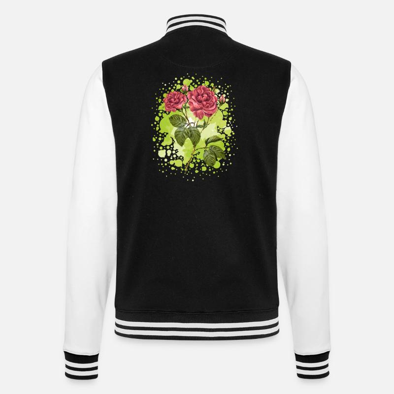 Fleur - Veste Teddy - noir/blanc