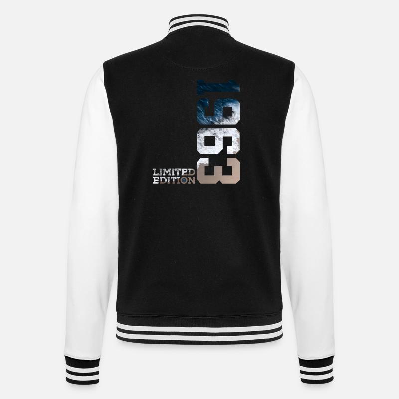 63E ANNIVERSAIRE ÉDITION LIMITÉE 1963 - Veste Teddy - noir/blanc