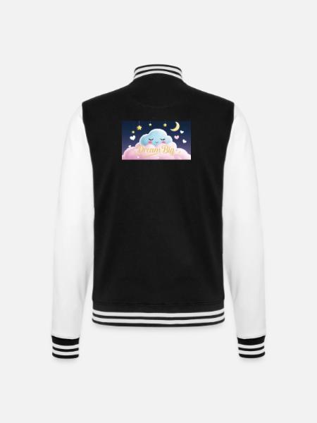 Dream Big - College-Sweatjacke - Schwarz/Weiß