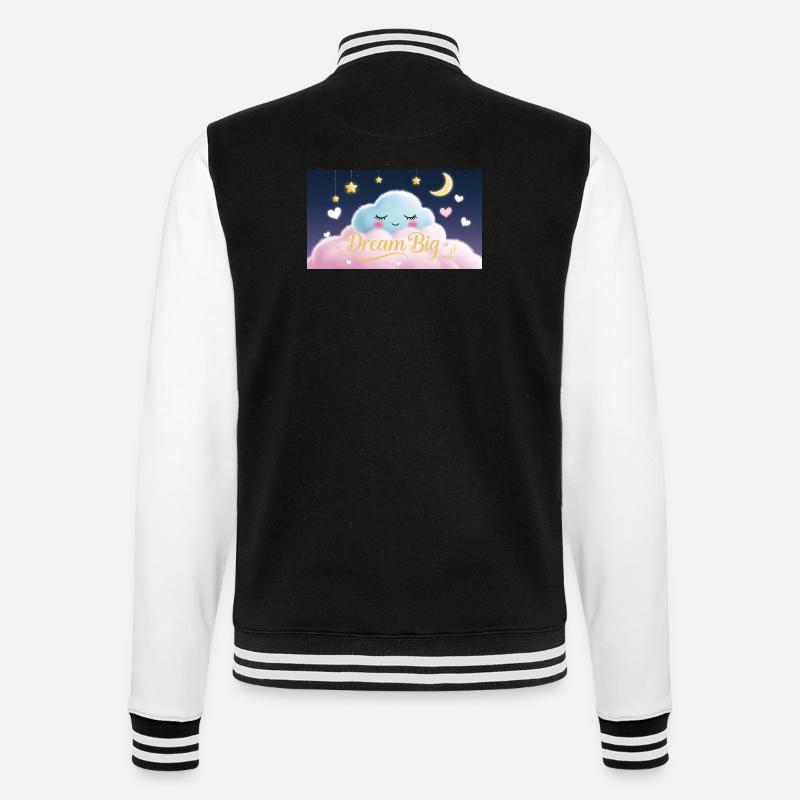 Dream Big - College-Sweatjacke - Schwarz/Weiß