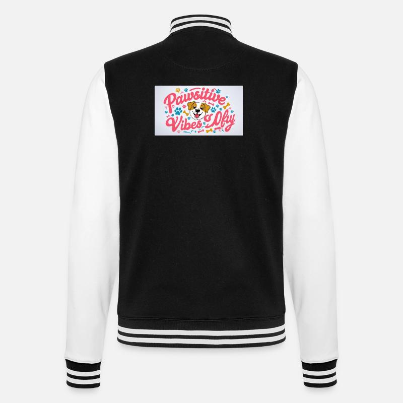 Conception pour chien - Veste Teddy - noir/blanc