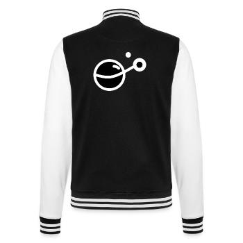 Universum - College-Sweatjacke - Schwarz/Weiß - Hinten - Marisol (170cm)