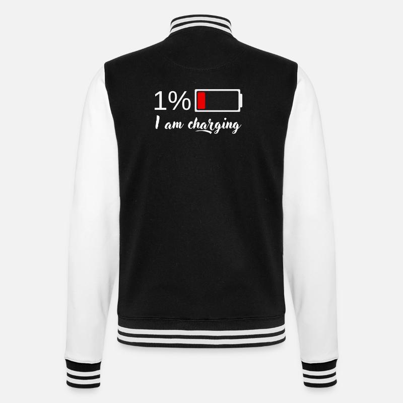 EB5CAD46 DC6C 4B88 8B52 F807A5E6B29E - College-Sweatjacke - Schwarz/Weiß