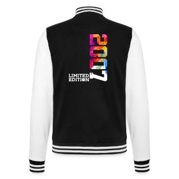19. GEBURTSTAG LIMITED EDITION 2007 - College-Sweatjacke - Schwarz/Weiß - Hinten - Marisol (170cm)